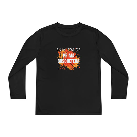 Youth Long Sleeve Competitor Tee - En Mira De Prima Basquetera - Sporty & Stylish Basketball Gear