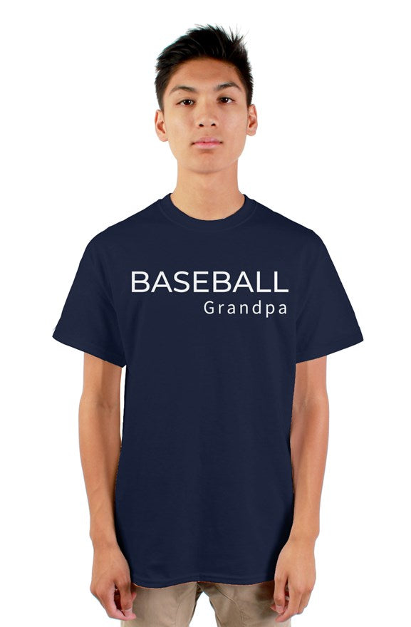 baseball grandpa t shirt - navy