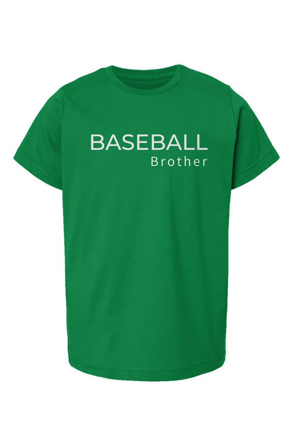 baseball brother youth tee - green