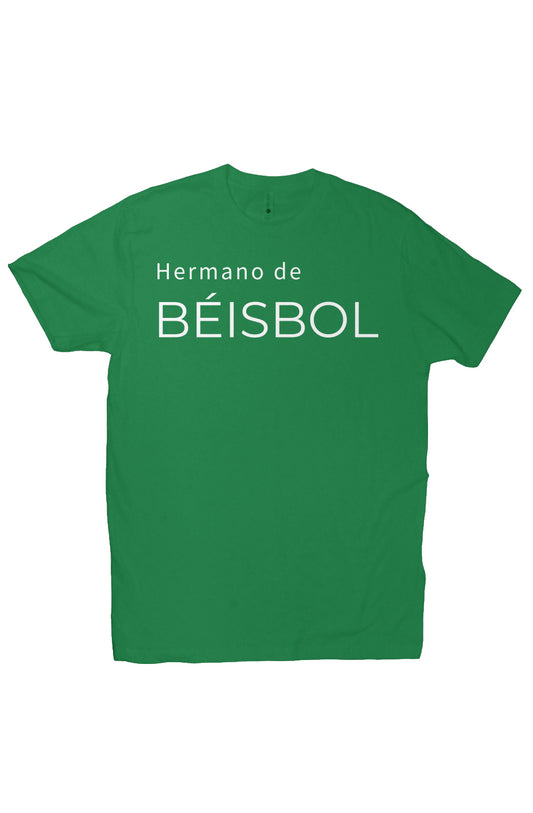 Camiseta de hermano de beisbol - verde