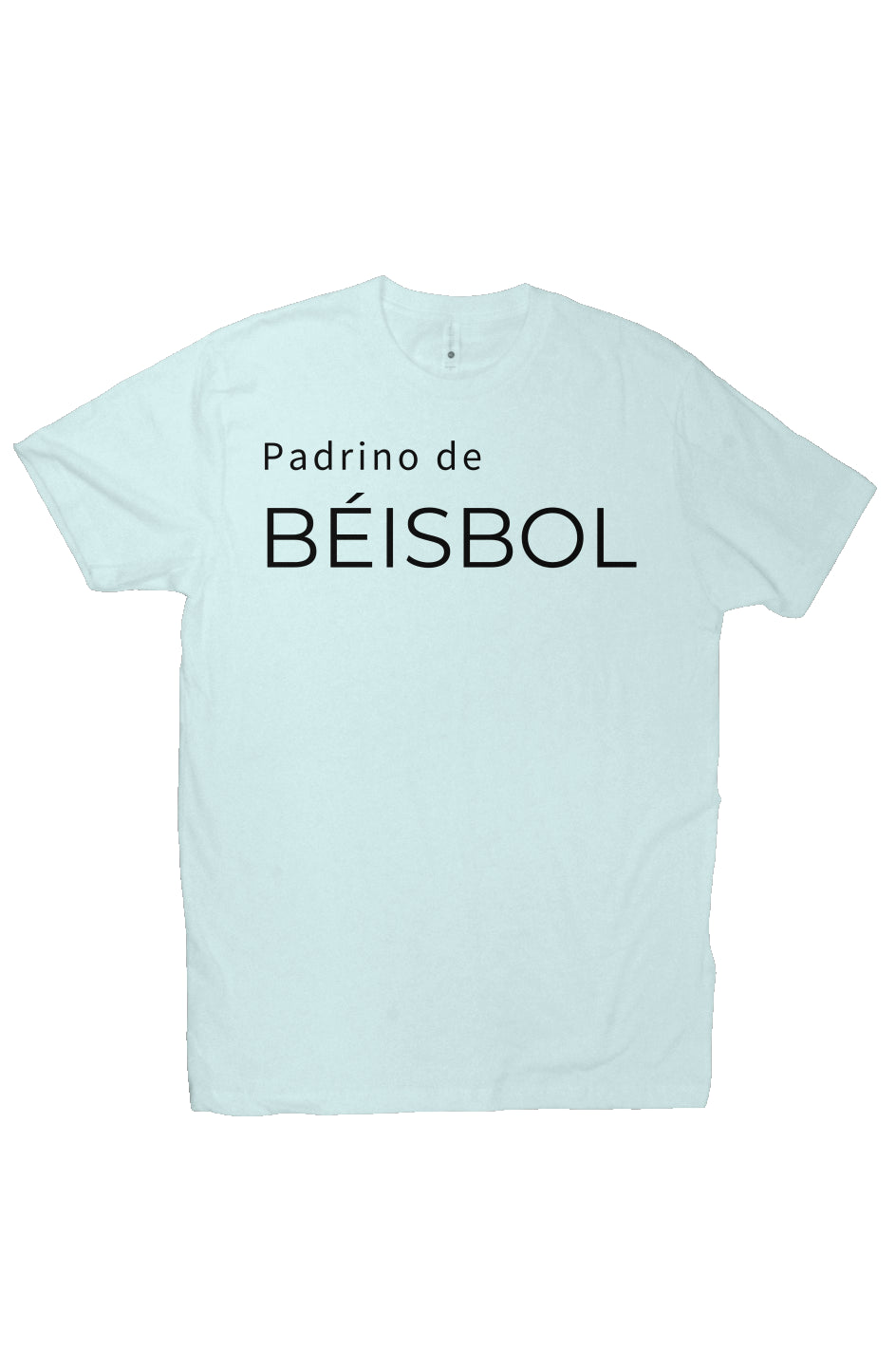 Camiseta de padrino de beisbol - azul claro