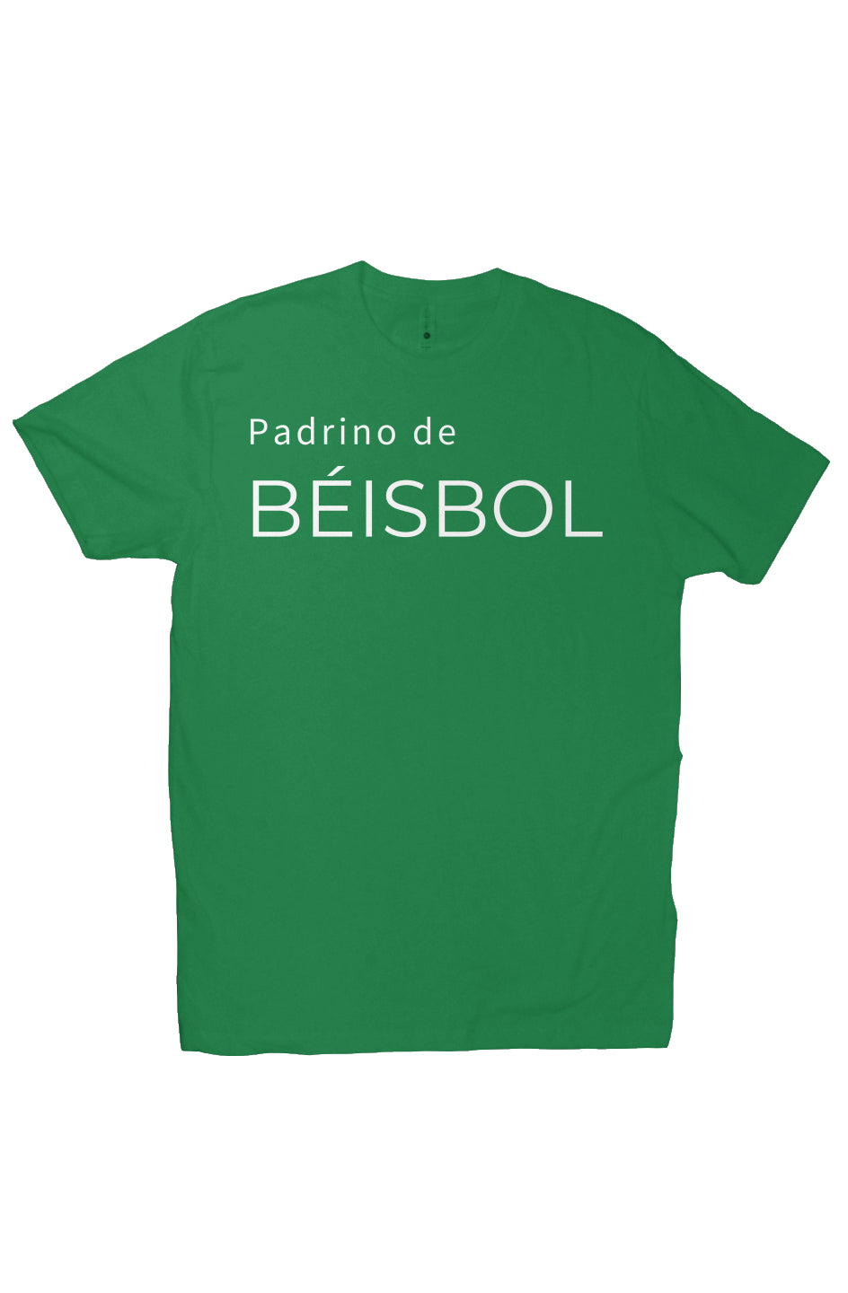 Camiseta de padrino de beisbol - verde